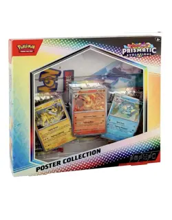 Pokemon Scarlet & Violet Prismatic Evolutions Poster Collection Jolteon Flareon… - Image 1