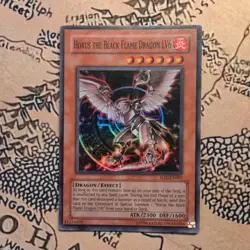 Horus The Black Flame LV6 SOD-EN007 Super Rare UNL Edition YuGiOh Card - LP - Image 1