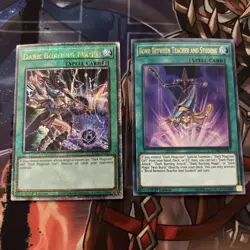 Yugioh Bond Between Teacher and Student & Dark Burning Magic DUPO-EN017 UR 1st - Image 1