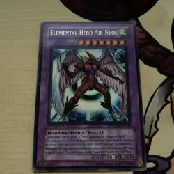 Yu-Gi-Oh! TCG Elemental Hero Air Neos STON-EN034 Ultra Rare 1st Edition DMG - Image 2