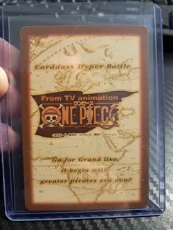 BANDAI One Piece Hyper Battle C429 ZORO HOLO FOIL SCARCE EARLY CARD - Image 2
