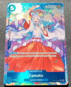 Yamato OP13-054 SR Alternate Art One Piece TCG Carrying On His Will - Image 1