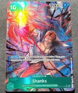 One Piece Shanks (028) (Alternate Art) OP13-028 Carrying On His Will TCG - Image 1