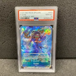 Kuzan OP12-043 One Piece Legacy of the Master Alt Art - PSA 10 - Image 1