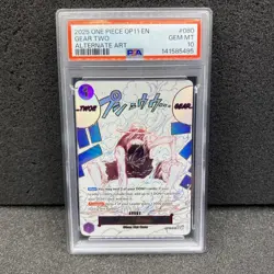 One Piece Gear Two Op11-080 Alt Art Event Psa 10 - Image 1