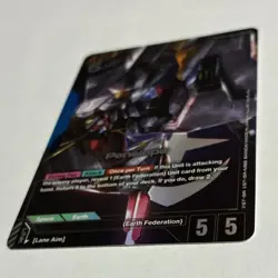 Bandai Gundam Card Game Penelope Unit ST08-006 LR+ Holo Card - Image 3