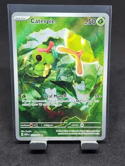 Pokemon TCG Caterpie AR 172/165 sv2a Pokemon Card 151 Japanese - Image 1