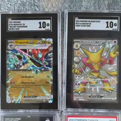 Pokemon TCG Graded Card Lot 12 EX Dragapult Alakazam Mew Leafeon - Image 2