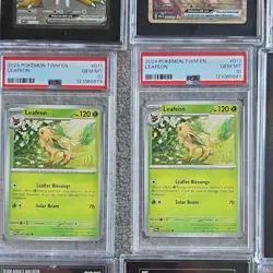 Pokemon TCG Graded Card Lot 12 EX Dragapult Alakazam Mew Leafeon - Image 5