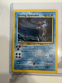 Pokemon TCG Shining Gyarados Holo Neo Revelation Card 65/64 - Image 1