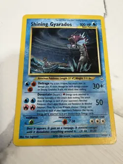 Pokemon TCG Shining Gyarados Holo Neo Revelation Card 65/64 - Image 5