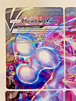 Mewtwo V-UNION [Set of 4] SWSH: Sword & Shield Promo Cards Holo - Image 2