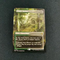 Temple Garden (Borderless) Lorwyn Eclipsed Regular Double Sided Land Mtg Card Lp - Image 1