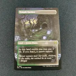 Temple Garden (Borderless) Lorwyn Eclipsed Regular Double Sided Land Mtg Card Lp - Image 2