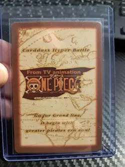 BANDAI One Piece Hyper Battle C114 ZORO HOLO FOIL SCARCE EARLY CARD VINTAGE - Image 2