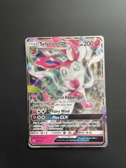 Pokemon TCG Sylveon GX Guardians Rising Ultra Rare Card 92/145 - Image 1