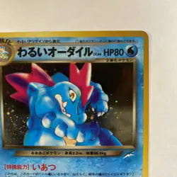 Dark Feraligatr Pokemon Card TCG Japanese No.160 Neo Destiny Holo - Image 5