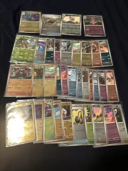 35 Pokemon Card Lot Black Bolt White Flare Pokeball Holos - Image 1