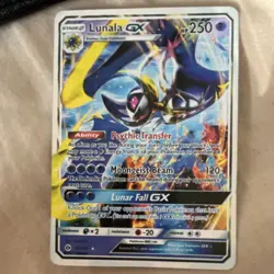 The Pokemon Company Lunala GX 66/149 Ultra Rare SM Base Set Holo Card - Image 2
