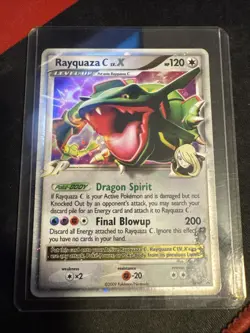 Pokemon TCG Rayquaza C LV.X Black Star Promotional Holo Card DP47 - Image 1