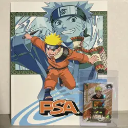 PSA Magazine x Kayou Exclusive SEALED NARUTO Uzumaki PROMO CARD NRSA-PR-003 - Image 1