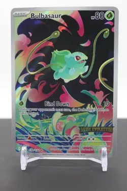 Bulbasaur - (Mega Evolution Stamped) 133/132 Holo - Pokemon Miscellaneous Cards - Image 1
