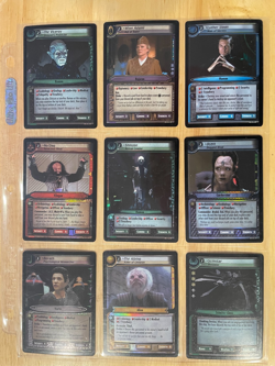 Star Trek CCG: Second Edition Adversaries Collection - Nine Card Foil Lot - Image 1