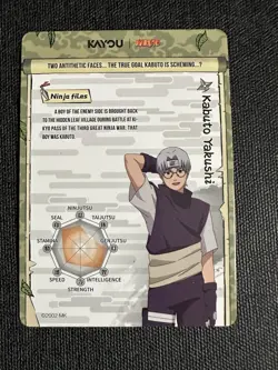 Naruto Kayou English Series 2 Card - Kabuto Yakushi - NRSA02-UR-003L3 - Image 2