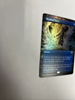Mystical Tutor Borderless Foil Card #421 MTG LP - Image 5