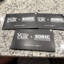 MtG Secret Lair x Sonic: Complete 3 bundle Set FOIL Bundle **IN HAND** Sealed - Image 1