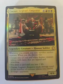 MTG - Universes Beyond: Fallout - Caesar, Legion's Emperor - NM - Foil - Image 1