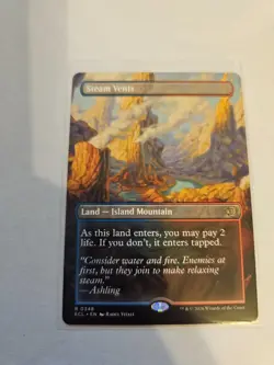Steam Vents Borderless MTG Lorwyn Eclipsed Nm/M - Image 1