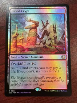 Blood Crypt - FOIL - Lorwyn Eclipsed MTG #0262 - NM/M - Image 1