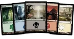 Magic the gathering (MTG) land lot x100 (20 each location) - Image 3