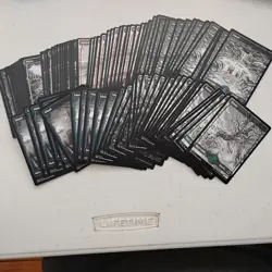 Magic the Gathering MTG, Innistrad: Crimson Vow (VOW) lot of 87 FULL ART lands - Image 1