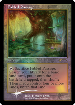 Fabled Passage (Promo) [Wizards Play Network 2021] Magic MTG - Image 1