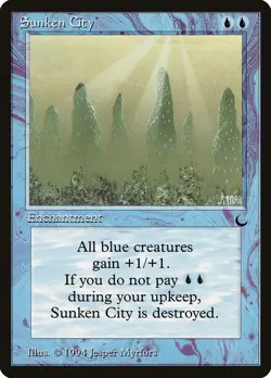 MTG | 4x SUNKEN CITY x4 | DRK The Dark | Played | Ships Free! - Image 1