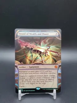 Sword of Wealth and Power Showcase FOIL Outlaws Big Score NM MTG - Image 1