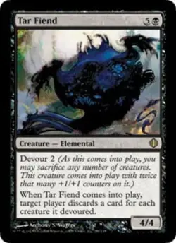 Tar Fiend - Shards of Alara #89/249 MTG Magic The Gathering - Image 1