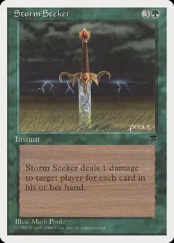 Storm Seeker 1x ENGLISH MtG Chronicles PLAYED - Image 1