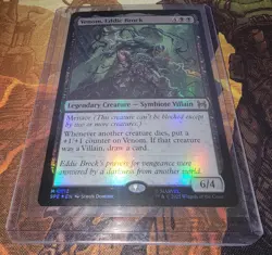 Venom Eddie Brock FOIL 0012 Marvel's Spider-Man Magic the Gathering MTG - Image 1
