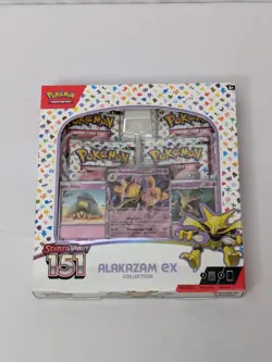 Pokemon TCG Scarlet & Violet 151 Alakazam EX Collection Box - Image 1
