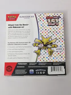 Pokemon TCG Scarlet & Violet 151 Alakazam EX Collection Box - Image 2