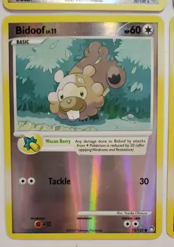 Bibarel 20/130 Bidoof 73/123 Zigzagoon 96/106 Lot Of 4 Rev Holo Cards Pokemon - Image 4