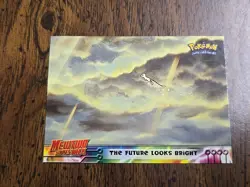 1998 Pokemon The First Movie #41 The Future Looks Bright Blue Label - Image 1