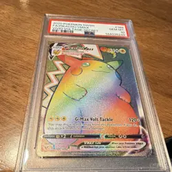 Pokemon Pikachu VMAX Secret Rare 188/185 Vivid Voltage PSA 10 Holo Full Art - Image 5