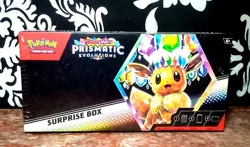 Pokemon TCG Scarlet and Violet Prismatic Evolutions Surprise Box Factory Sealed - Image 1
