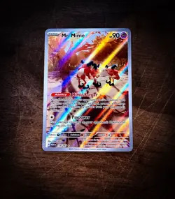 Pokemon TCG Scarlet & Violet 151 Mr. Mime 179/165 IR Illustration Rare NM - Image 3
