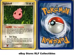 2004 Pokemon, EX Hidden Legends, #37/101 Igglybuff, Uncommon - Image 1