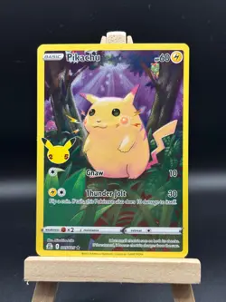 Pokemon TCG Celebrations Pikachu Holo Rare Full Art 005/025 - Image 1